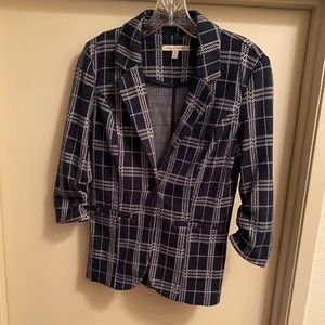 41 Hawthorn Navy and White Plaid Blazer